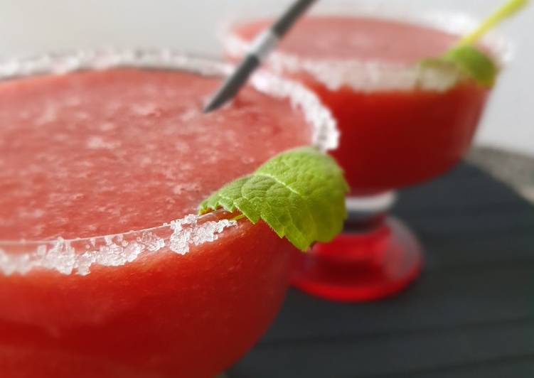 Smoothie de sandía y plátano