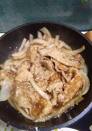 รูปของ หมูผัดขิงสไตล์ญี่ปุ่น🎌生姜焼きโชงะยากิ