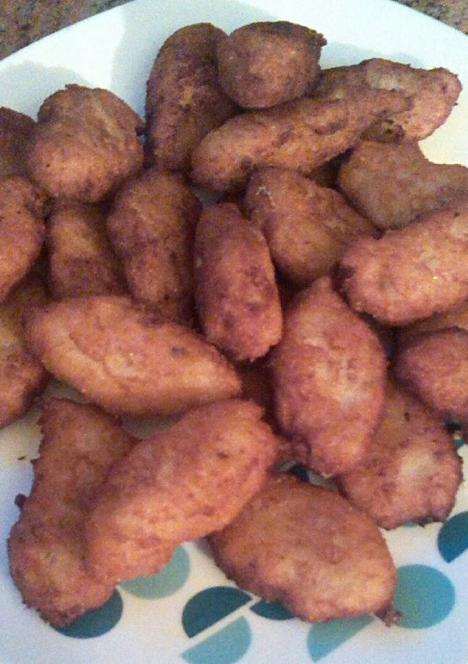 Una foto de Buñuelos de queso con atún