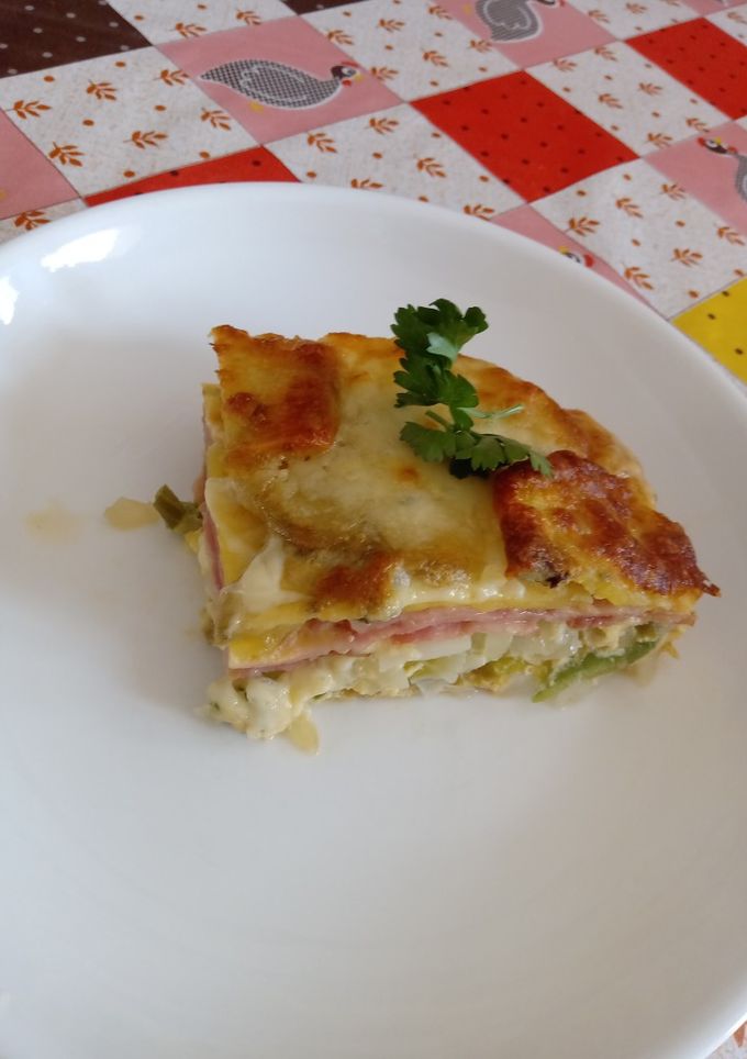 Una foto de Falsa lasaña de verduras 🤗
