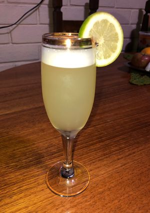 Una foto de Pisco sour