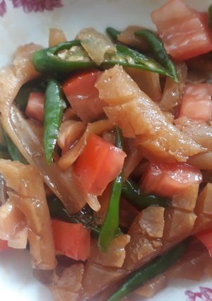 Foto resep Cumi cabe ijo