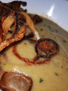 Sárgaborsó krémleves recept fotója