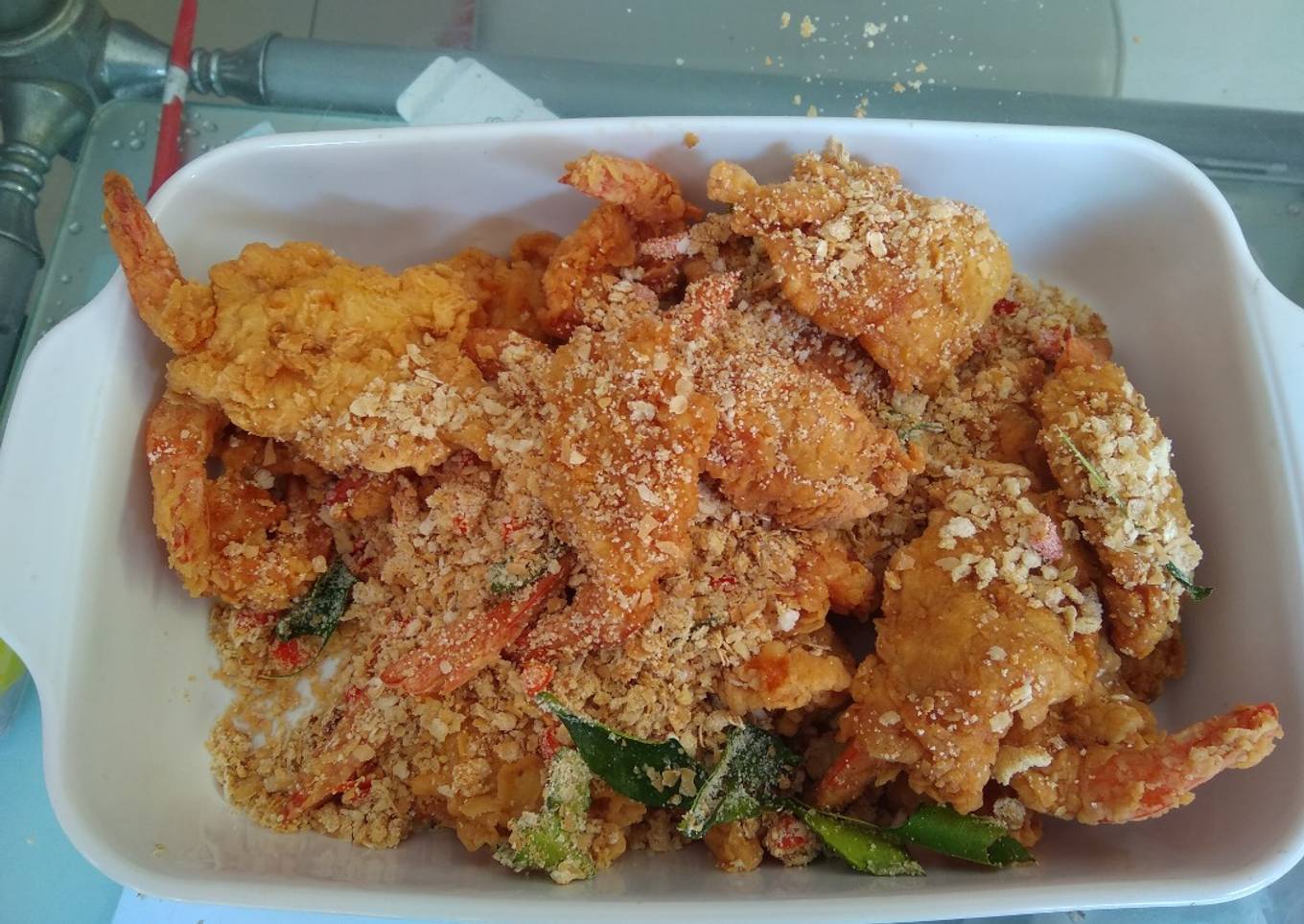 Udang Goreng Gandum ala resto