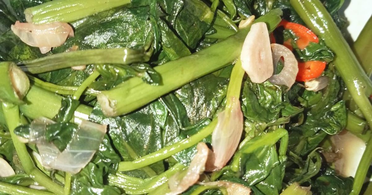 Resep tumis kangkung balacan simpel dan mudah untuk pemula dan anak kos