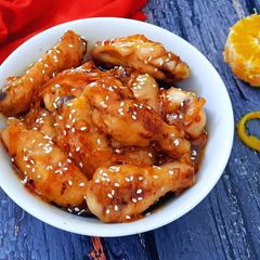 A picture of Orange Marmalade Chicken Wings.