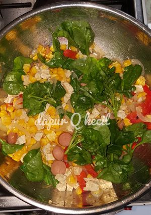 Foto resep 12. Tumis bayam brazil (brazillian spinach) dkk