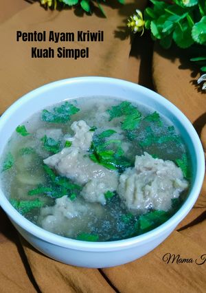 Foto resep Pentol Ayam Kriwil Kuah Simpel