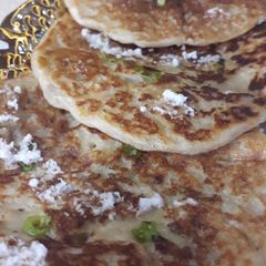 Boxty (potato pancake) A picture of Boxty (potato pancake).