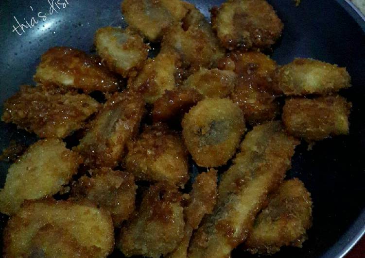 Nugget Pisang Selimut Karamel