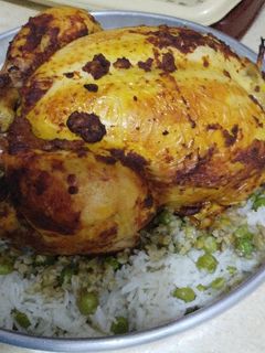 صورة لوصفة دجاج محشي فريكة