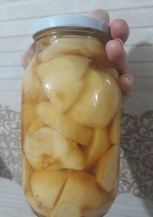 عکسی از دستور کمپوت سیب