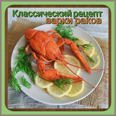 Рецепты варки раков