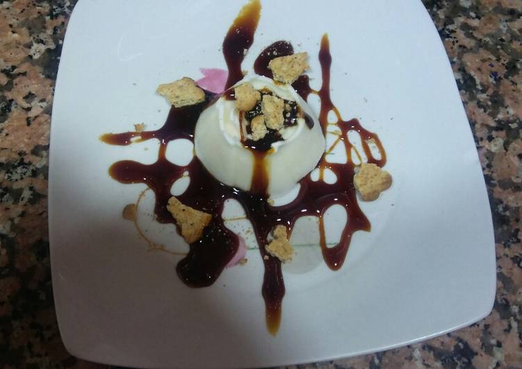 Mini tarta helada de yogurt