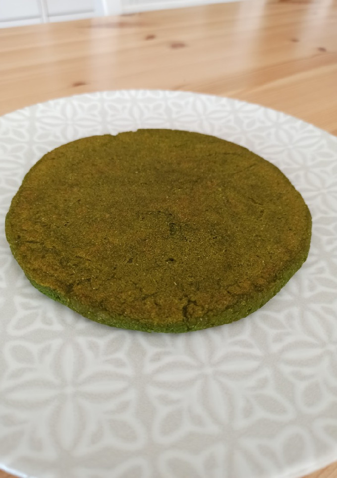 Una foto de Arepa verde (de espinaca)