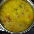 Cocido con codillo y fideos