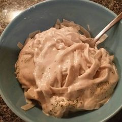 A picture of Tricia's Alfredo Sauce.