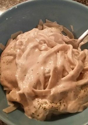 A picture of Tricia's Alfredo Sauce.