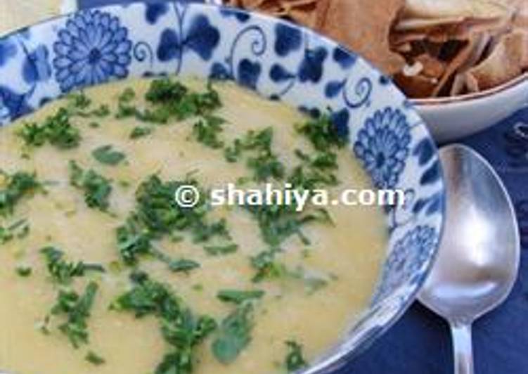 Recipe of Favorite Yellow lentil soup