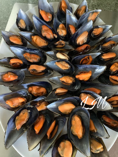 Una foto de Mejillones al vapor