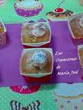 Cupcake de naranja con marshmallows