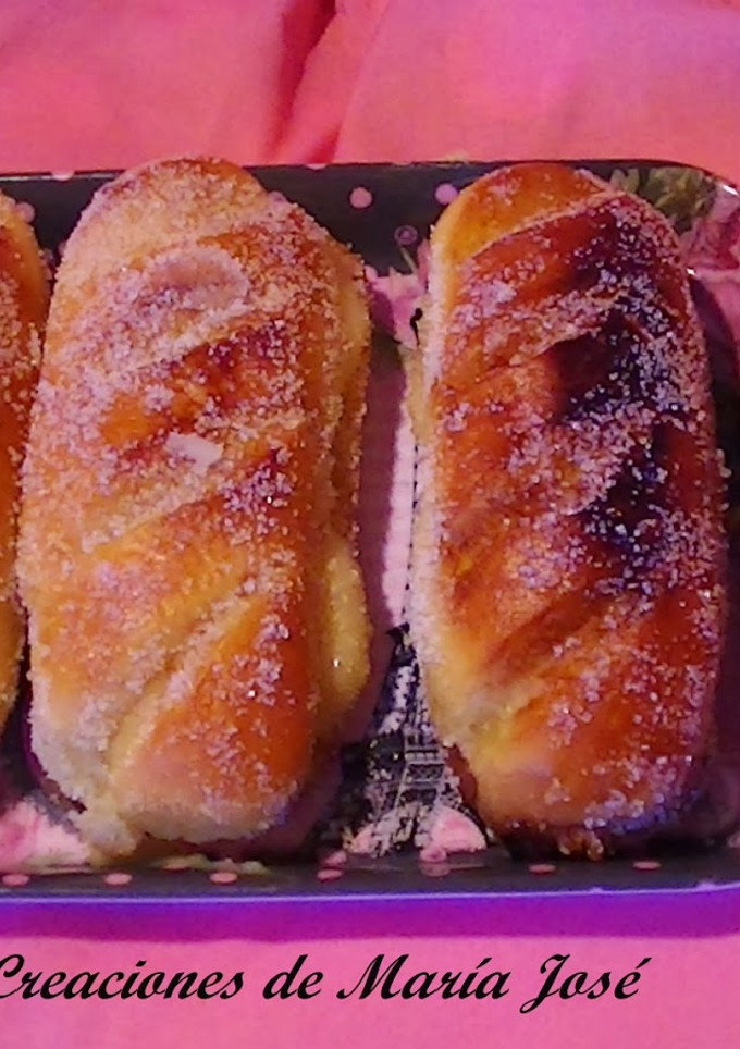 Una foto de Pepitos de crema pastelera