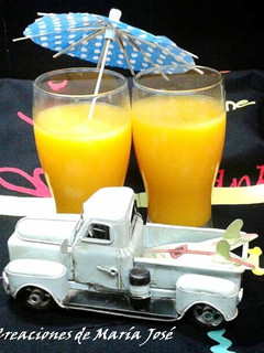 Una foto de Sorbete de naranja