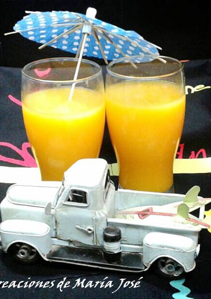 Una foto de Sorbete de naranja