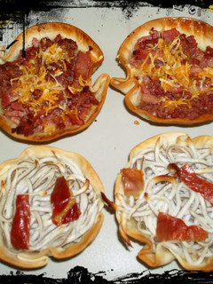 Una foto de Cestitas de hojaldre rellenas