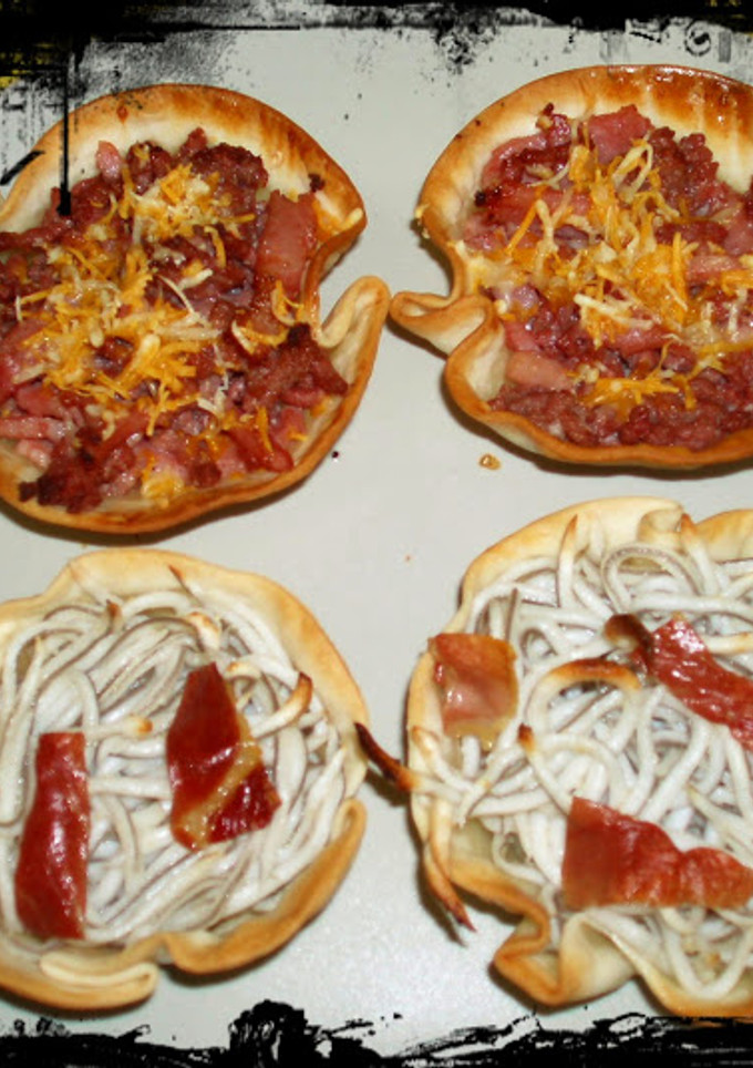 Una foto de Cestitas de hojaldre rellenas