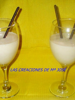 Una foto de Mousse de plátano
