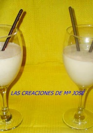 Una foto de Mousse de plátano