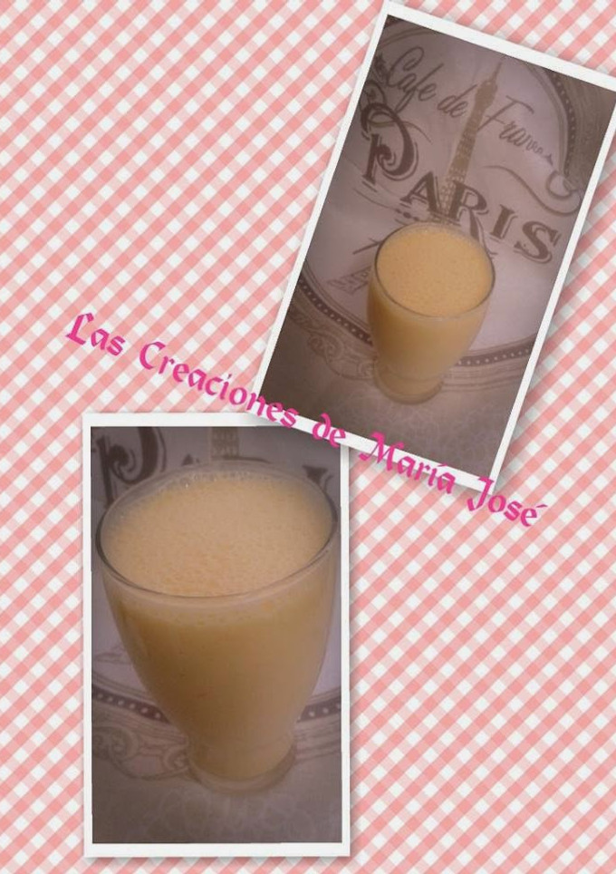 Una foto de Batido de melocotón