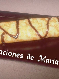 Una foto de Crepes rellenas de natilla de chocolate