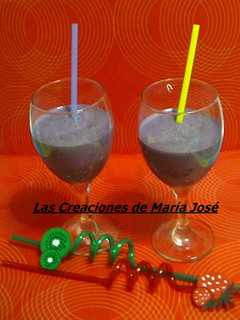 Una foto de Batido de moras