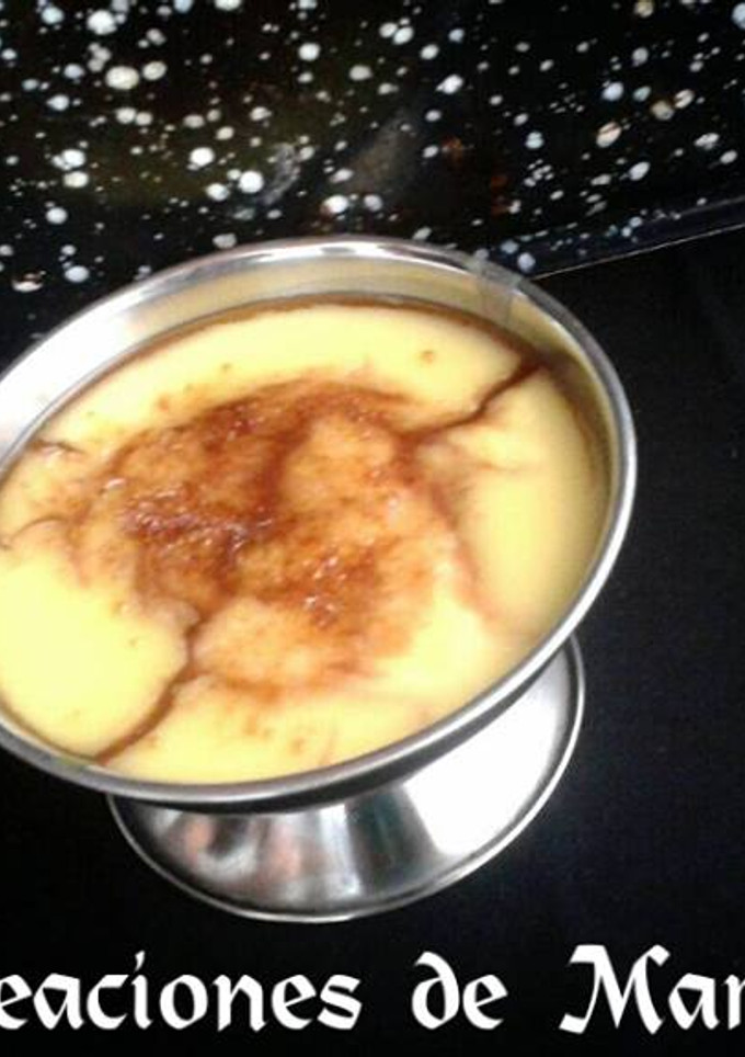 Una foto de Natillas sin huevo sin gluten
