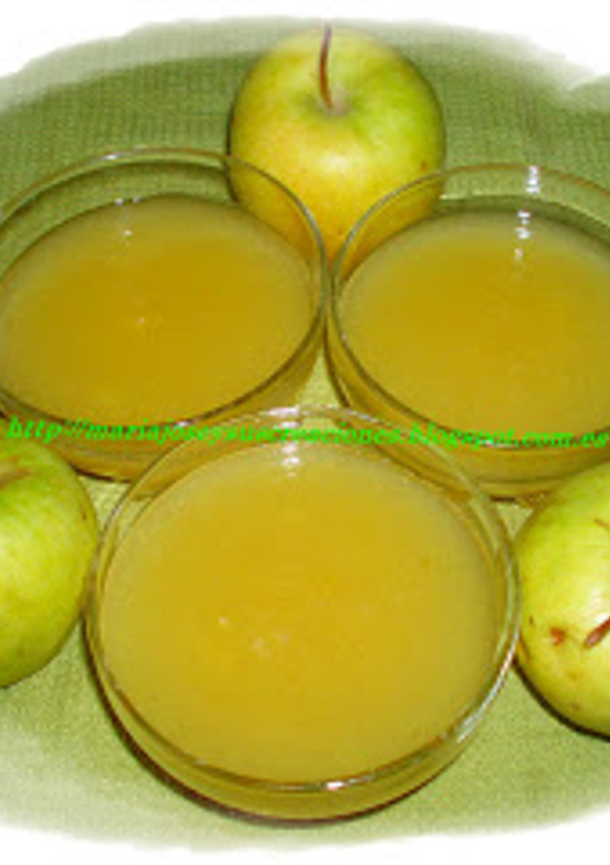 Una foto de Gelatina de manzana
