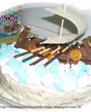Tarta Barco Vikingo