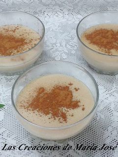 Una foto de Natillas sin lactosa, sin huevo, sin gluten y sin azúcar