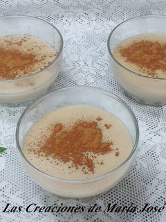 Una foto de Natillas sin lactosa, sin huevo, sin gluten y sin azúcar