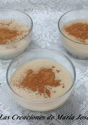 Una foto de Natillas sin lactosa, sin huevo, sin gluten y sin azúcar