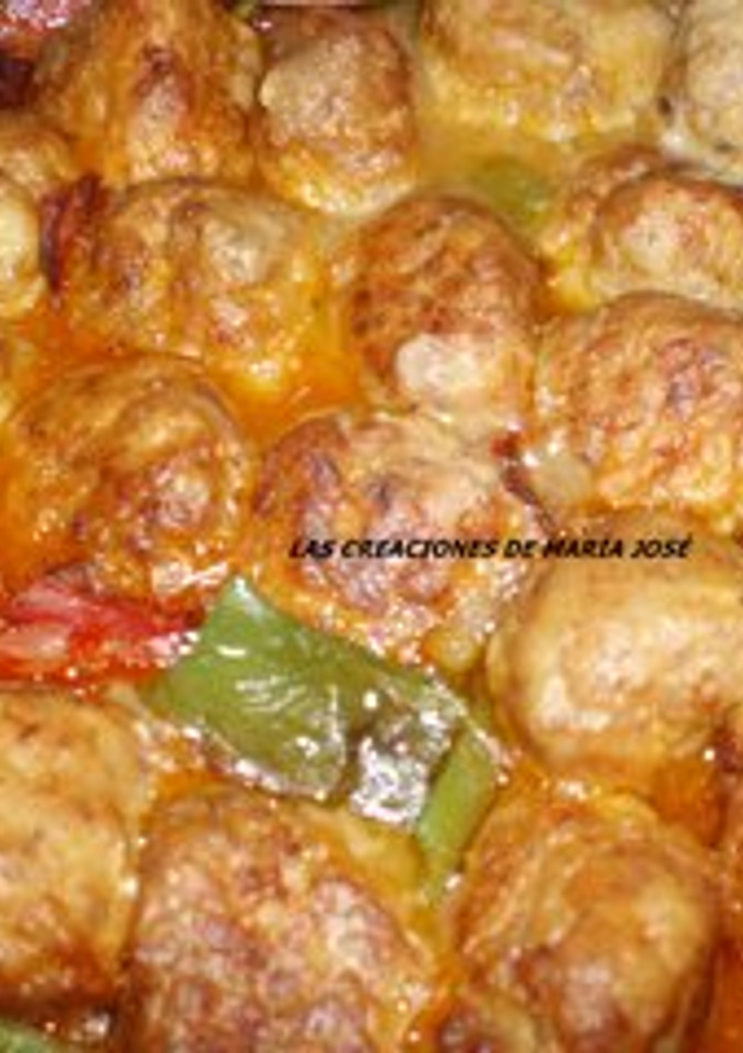 Una foto de Albóndigas con toque de paté