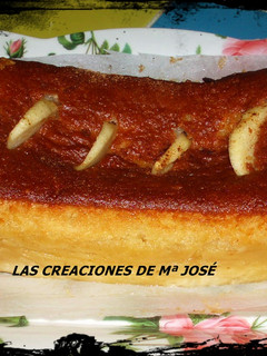 Una foto de Plum cake de manzana