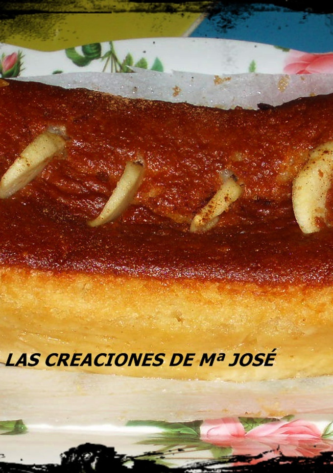 Una foto de Plum cake de manzana