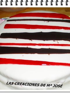 Una foto de Tarta cebra