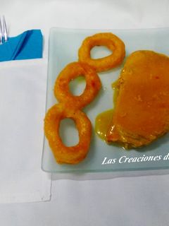 Una foto de Atún al jerez y naranja