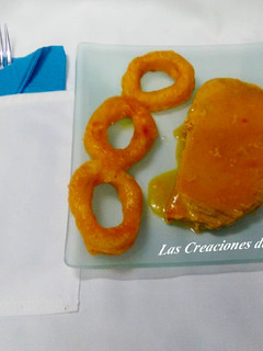 Una foto de Atún al jerez y naranja