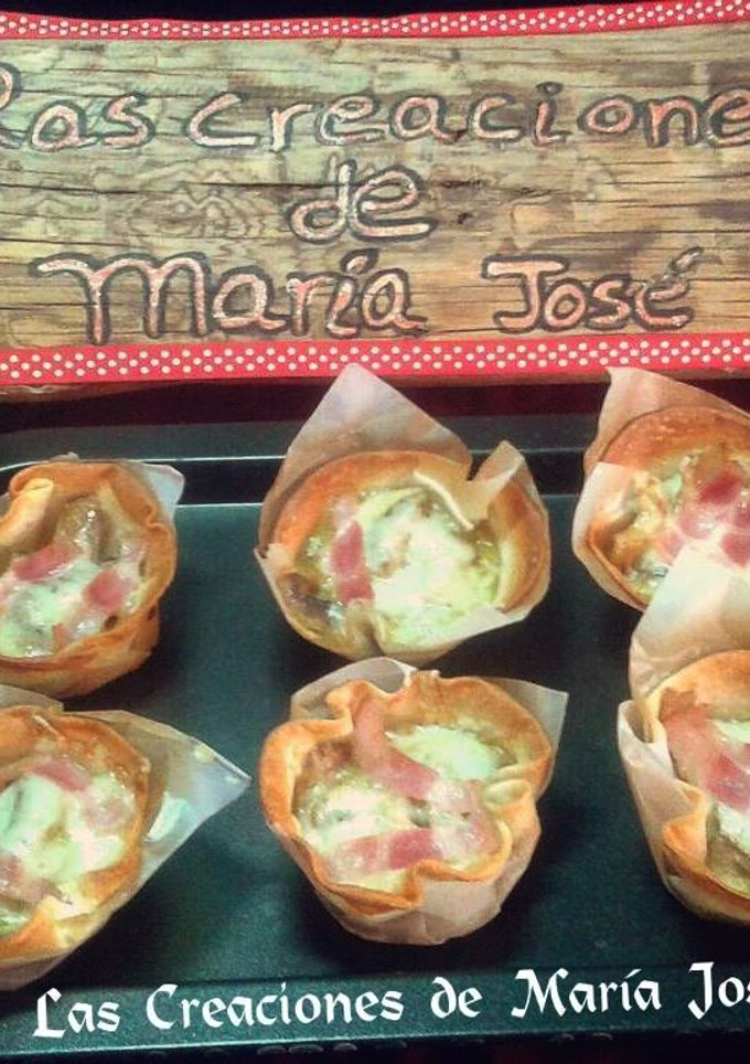 Una foto de Tartaletas de champiñones