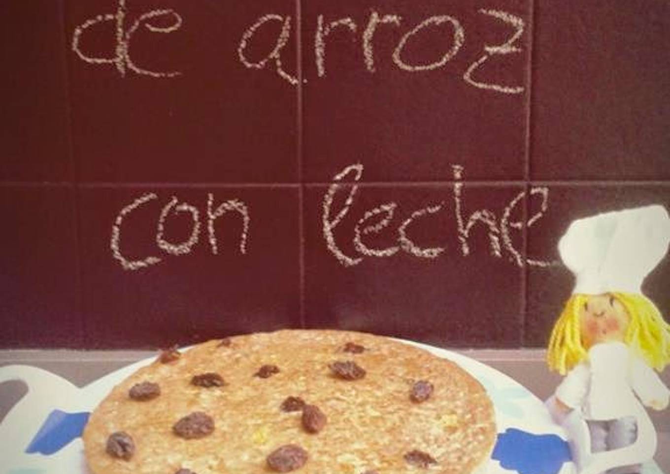 Pastel de arroz con leche
