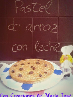 Una foto de Pastel de arroz con leche